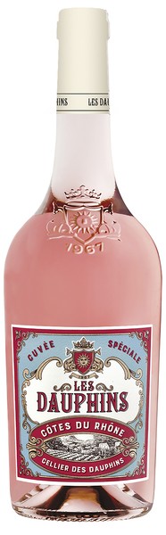 Les Dauphins Cotes du Rhone Rosé - Les Cellieres des Dauphins - Roséwein