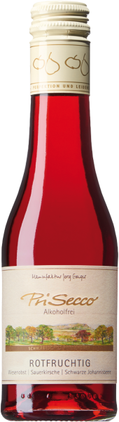 Prisecco Rotfruchtig - Manufaktur Jörg Geiger - Rotwein