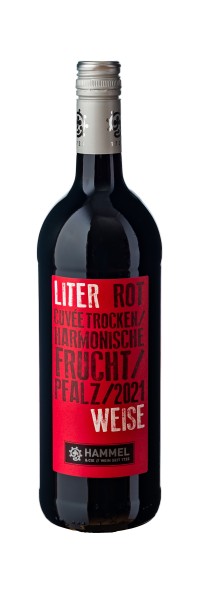 Literweise Cuvée Rot Trocken - Weingut Hammel & Cie - Rotwein