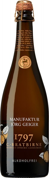 Champagner-Bratbirne Frei von Alkohol - Manufaktur Jörg Geiger - Weißwein
