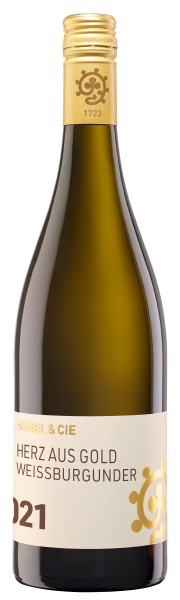 Herz Aus Gold Weissburgunder Trocken - Weingut Hammel & Cie - Weißwein
