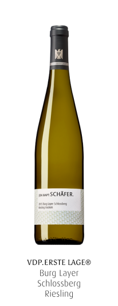 Burg Layer Schlossberg Riesling trocken 1. Lage - Johann Baptist Schäfer - Weißwein