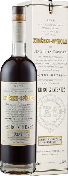 Very Old Pedro Ximenez - Ximénez-Spínola - farblos