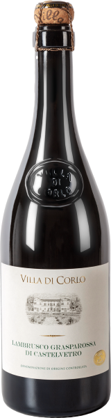 Lambrusco Grasparossa Di Castelvetro Secco - Villa di Corlo - Rotwein