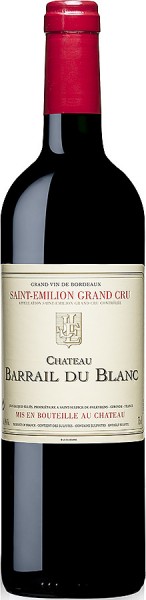 Château Barrail du Blanc - Grand Cru St. Emilion - Rotwein