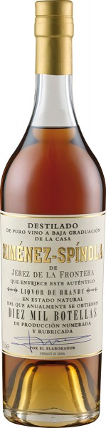 Brandy Criaderas Diez Mill Botellas PX - Ximénez-Spínola - farblos