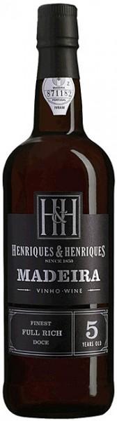 Finest Full Rich Aged 5 years Madeira - Henriques & Henriques - Weißwein