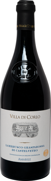 Lambrusco Grasparossa Di Castelvetro Amabile - Villa di Corlo - Rotwein