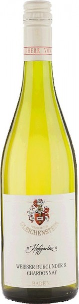 Hofgarten Weissburgunder-Chardonnay trocken - Weingut Freiherr von Gleichenstein - Weißwein