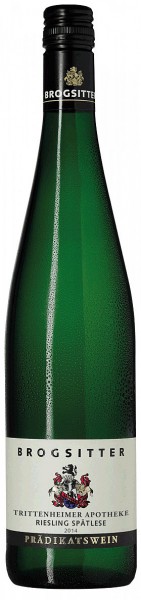 Riesling Trittenheimer Apothek Spätlese mild - Weinkellerei Brogsitter - Weißwein