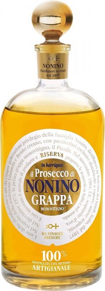 Grappa Il Prosecco Monovitigno - Nonino Distillatori - farblos