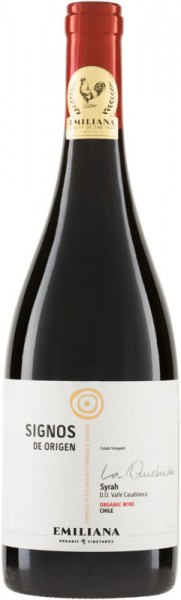 Signos de Origen Syrah LA QUEBRADA - Emiliana Organic Vineyards - Rotwein