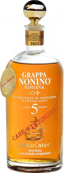 Grappa AnticaCuvée Riserva Cask Strength - Nonino Distillatori - farblos