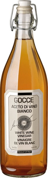 Gocce Aceto di Vino Bianco (Weißweinessig) - Gocce - farblos