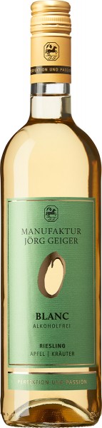 O - Blanc - Riesling l Apfel l Kräuter - Manufaktur Jörg Geiger - Weißwein